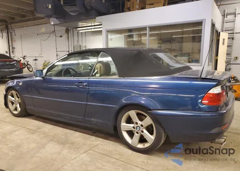 2005 BMW 325 Ci from USA, damaged, VIN WBABW33465PL37310